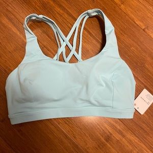 Lululemon icing blue free to be serene bra